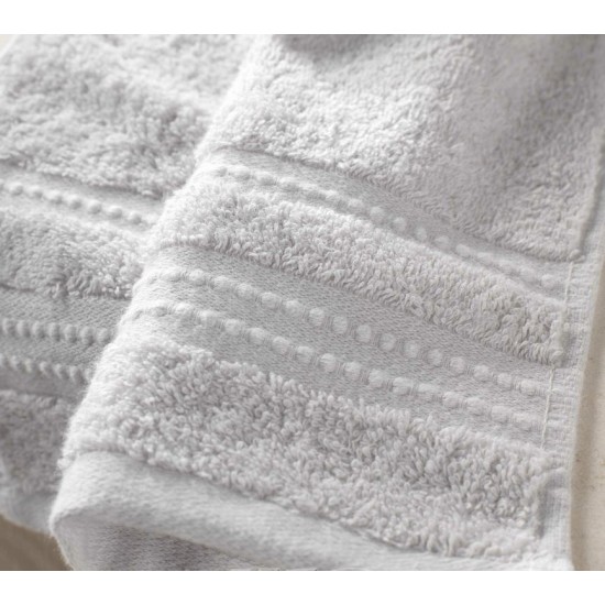 Πετσέτα Excellence 600gr/m² Υδρόφιλη Extra Απορροφητική 100% cotton 70x130 Light Grey Πετσέτες Σώματος