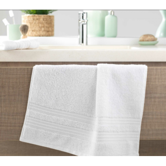 Πετσέτα Excellence 600gr/m² Υδρόφιλη Extra Απορροφητική 100% cotton 70x130 White Πετσέτες Σώματος