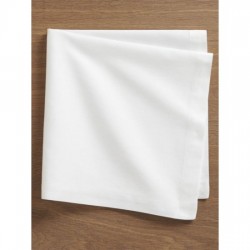 Sunshine Λευκή Πετσέτα Φαγητού Αλέκιαστη (50x50cm)
