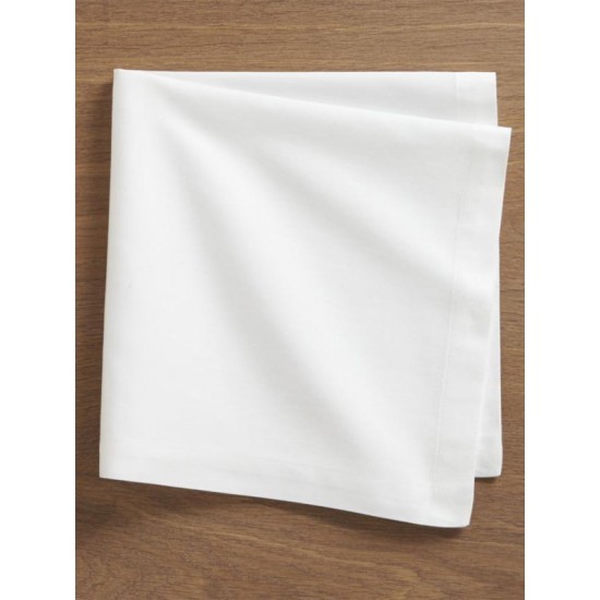 Sunshine Λευκή Πετσέτα Φαγητού Αλέκιαστη (50x50cm) Τραπεζαρία
