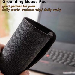 Αντιστατικό Mouse Pad Γείωσης (23x25cm) με Λαστιχένια Επένδυση και Καλώδιο