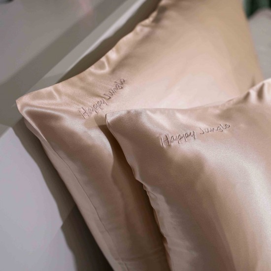 Σετ Μεταξωτές Μαξιλαροθήκες Mulberry Silk Warm Ivory 50x70εκ. 6A 22MM (2τμχ) 