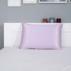 Μεταξωτή Μαξιλαροθήκη Mulberry Silk Lilac 50x70εκ. 6A 22MM