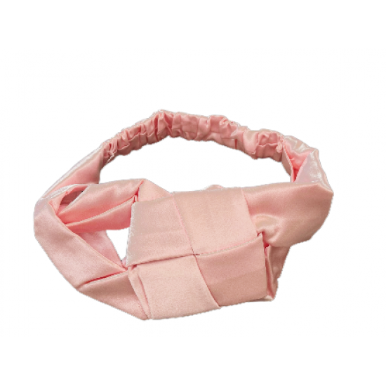 Μεταξωτό Headband Mulberry Silk Pink 6A 22MM 1τμχ 100% ΜΕΤΑΞΙ