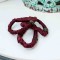 Μεταξωτό Slim Scrunchie Mulberry Silk 6A 22MM Burgundy