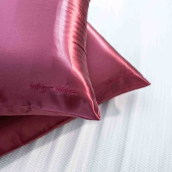 Σετ Μεταξωτές Μαξιλαροθήκες Mulberry Silk Burgundy 50x70εκ. 6A 22MM (2τμχ)