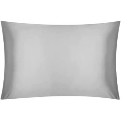 Μεταξωτή Μαξιλαροθήκη Mulberry Silk Silver Grey 50x70εκ. 6A 22MM