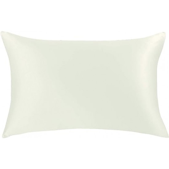 Μεταξωτή Μαξιλαροθήκη Mulberry Silk Pearl White 50x70εκ. 6A 22MM 1τμχ Μαξιλαροθήκες