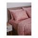 Sunshine Σετ Παπλωματοθήκη Υπέρδιπλη με 2 Μαξιλαροθήκες Cotton Feelings 924 Pink Σετ Υπέρδιπλες