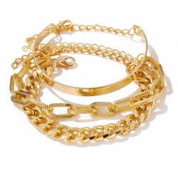 Luxurious Gold Set Bracelet