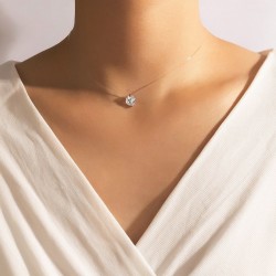 Invisible Crystal Necklace